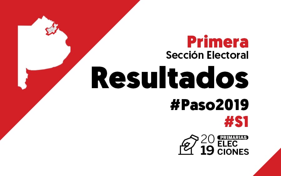 Elecciones Paso 2019: Resultados oficiales en la Primera Sección electoral