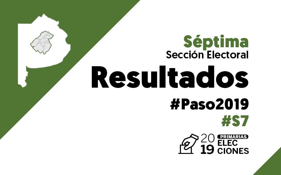 Elecciones Paso 2019: Resultados oficiales en la Séptima Sección electoral