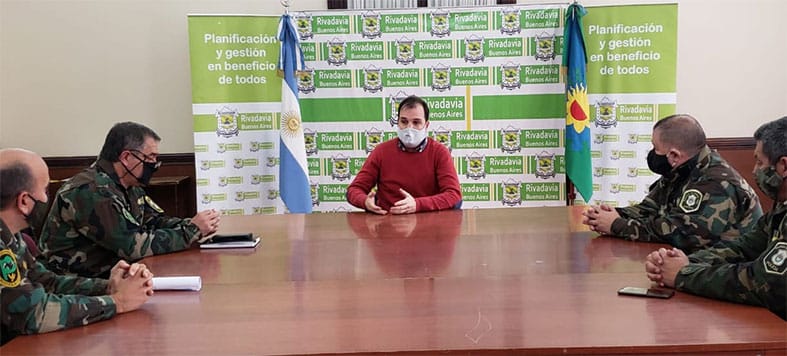 El Intendente de Rivadavia, en alerta por los ataques a silobolsas: Se reunió con la Policía y pidió prevención