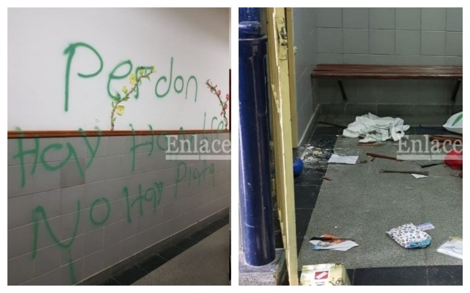 Robaron una escuela de Zárate y dejaron un mensaje: "Perdón, hay hambre y no hay plata por Macri"