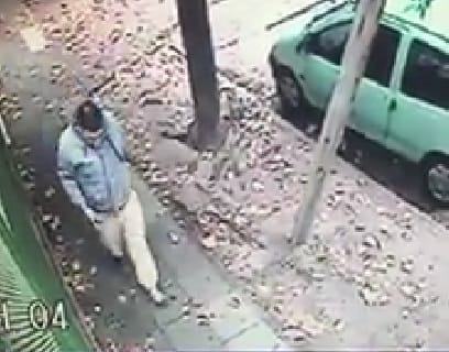 Video: Robó un auto en Vicente López y quedó registrado por las cámaras