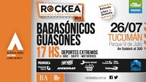 Llega RockeaBA a Tucumán con Babasónicos y Guasones