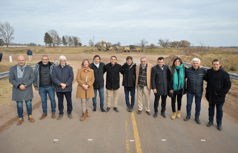 Kicillof en Daireaux: Comenzaron las obras que completarán la pavimentación de la Ruta del Cereal