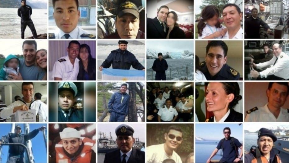 ARA San Juan: Quiénes son los 44 tripulantes del submarino que explotó