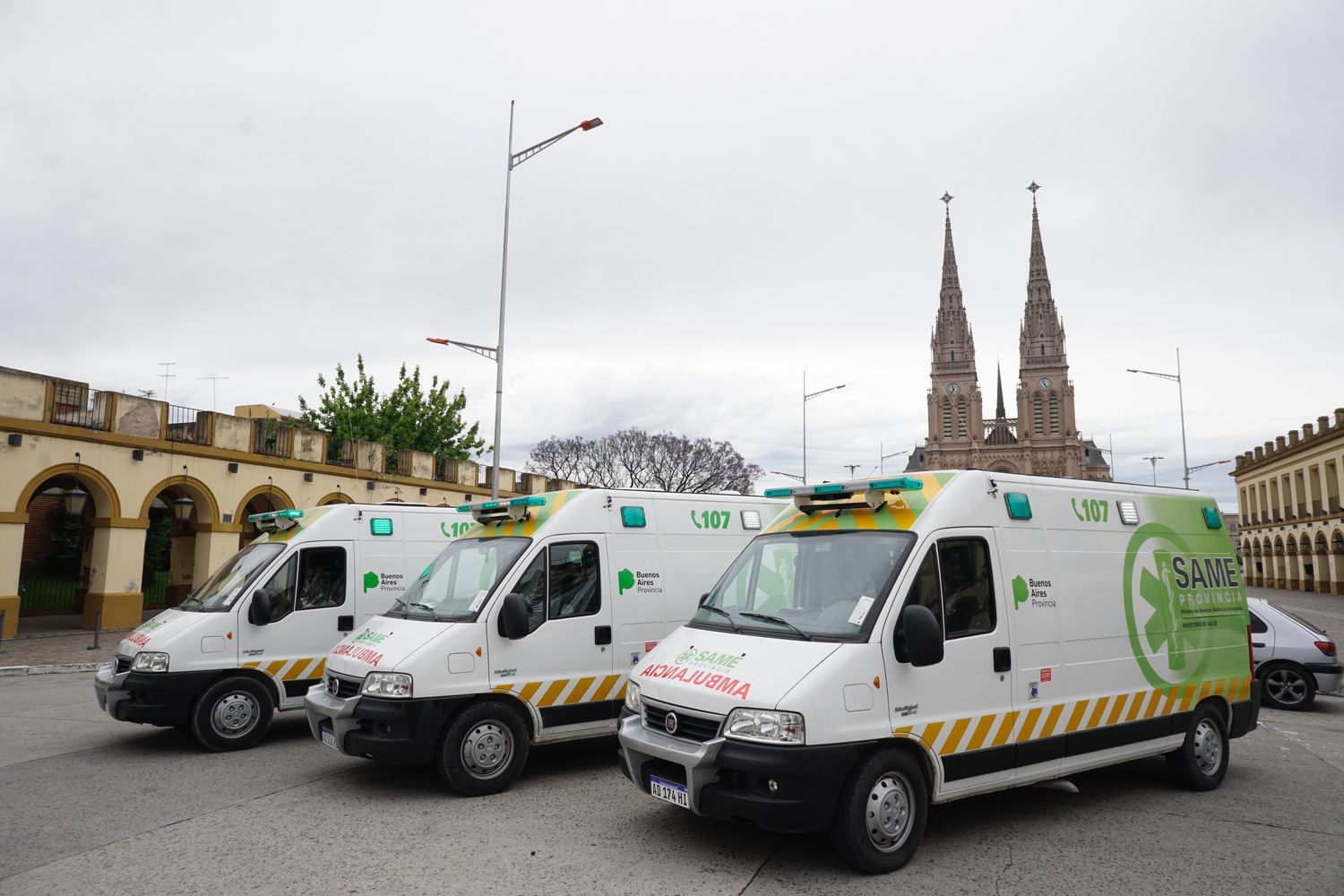 Lujan: Llegaron 3 ambulancias de alta complejidad del SAME