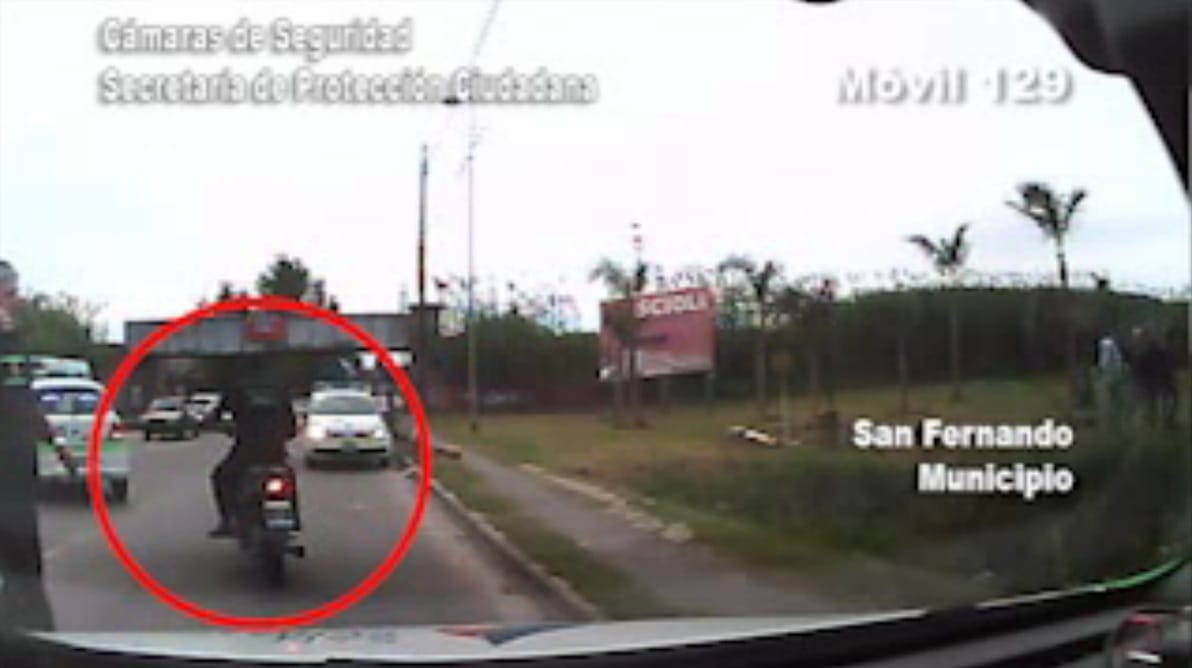 San Fernando: Persecución a motochorros quedó grabada en video
