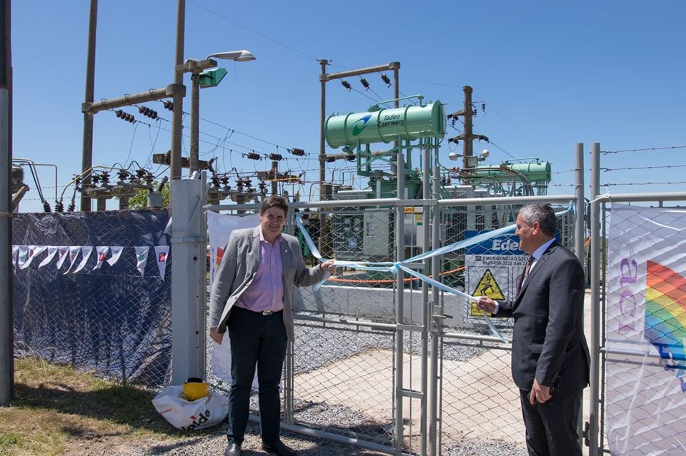 San Cayetano: Inauguraron repotenciación de la estación transformadora