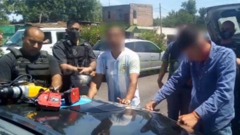 San Miguel: Cayó banda de "mecheros" de maquinaria que robó en un hipermercado