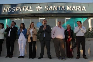 Jaime Méndez inauguró el Hospital Santa María: "Esto siempre se politizó, hoy es una realidad"