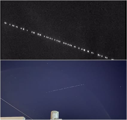 De qué se trata la misteriosa "linea de luces" observada en el cielo de la Provincia de Buenos Aires