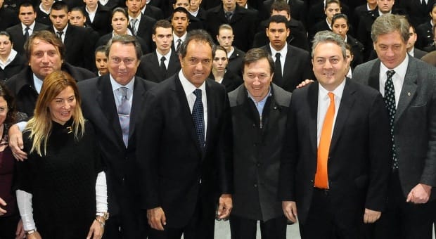 Elecciones 2013: Scioli visitó Bahía Blanca y dejó atrás el distanciamiento con Bevilacqua