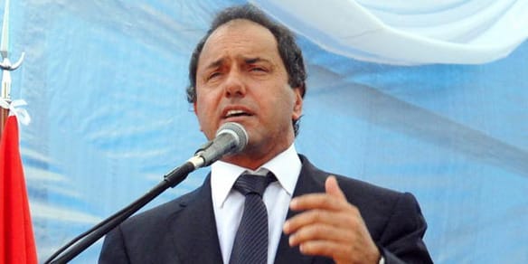Scioli en General Las Heras: "Son injustas las acusaciones contra el Gobierno"