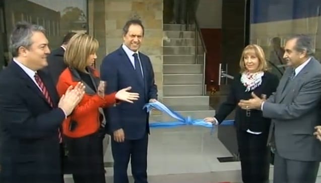 Scioli inauguró empresas en el Parque Industrial Canning de Ezeiza