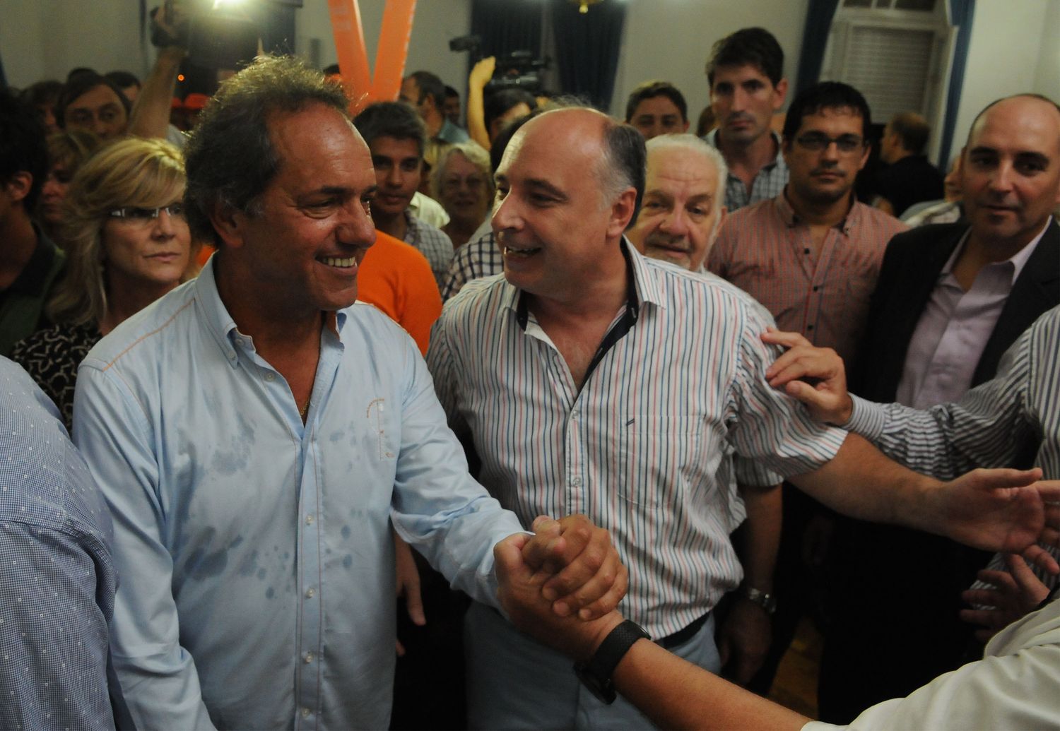 Scioli recibió apoyo en Córdoba: "Te vamos acompañar para que seas Presidente"