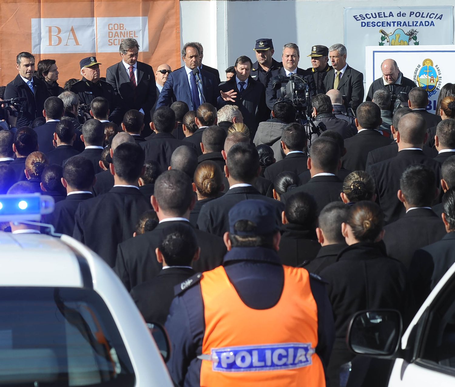 Bahía Blanca: Scioli puso en funcionamiento la Patrulla de Prevención Comunitaria