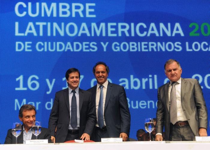 Scioli inauguró la Cumbre Latinoamericana de ciudades y gobiernos locales en Mar del Plata