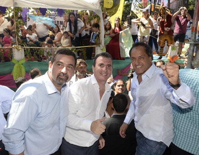 Elecciones 2015: Scioli visitó Mendoza y criticó a la oposición por sus "alianzas forzadas"