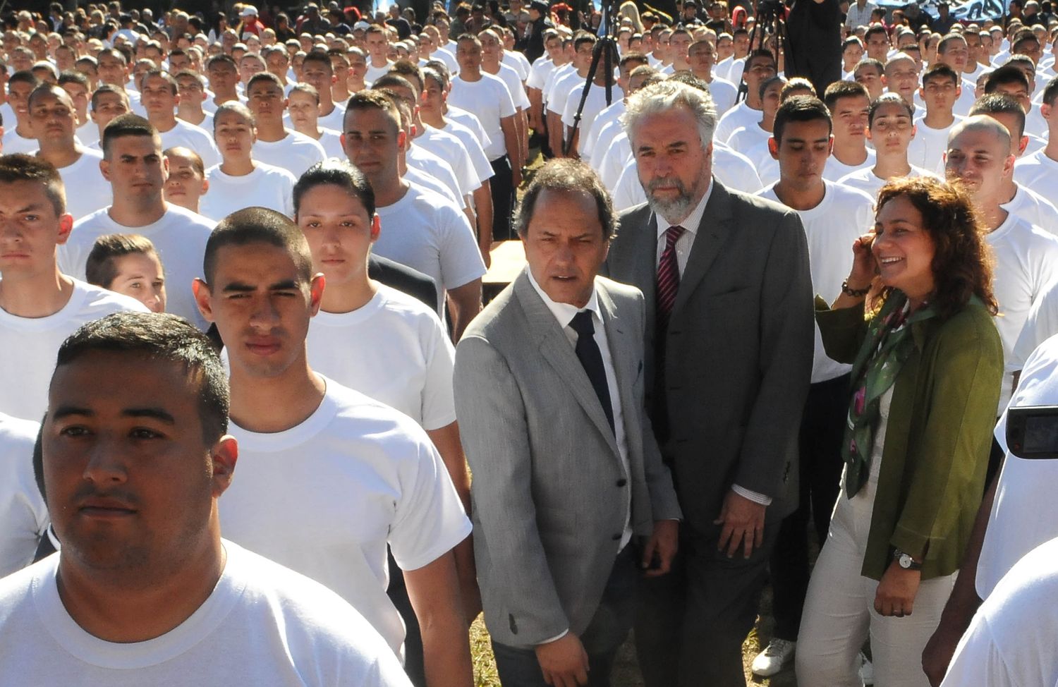 Scioli inauguró el ciclo lectivo de la Policía Local en Moreno