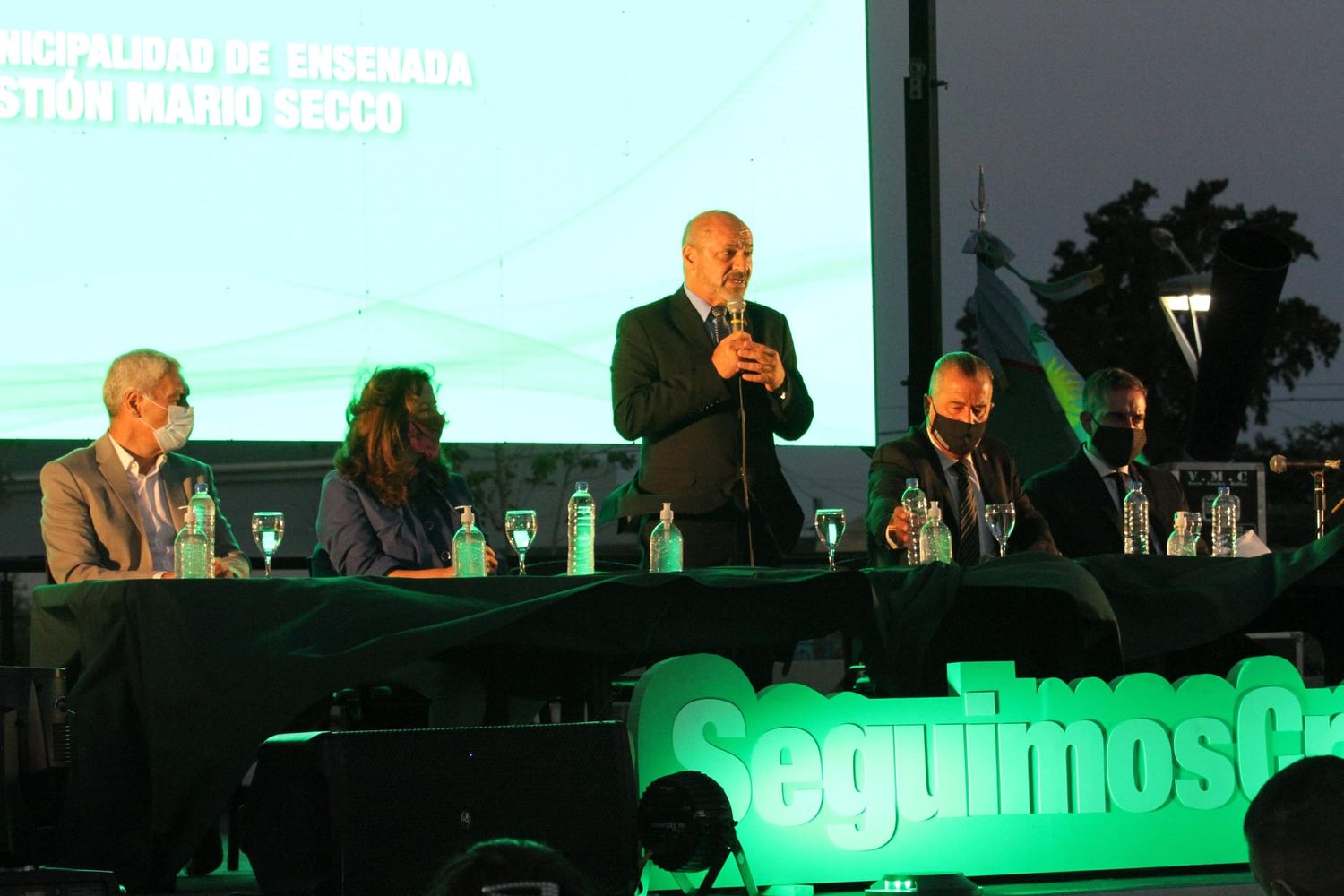 "Soy soldado de Cristina y nadie más", dijo el Intendente Secco durante la apertura de sesiones en Ensenada