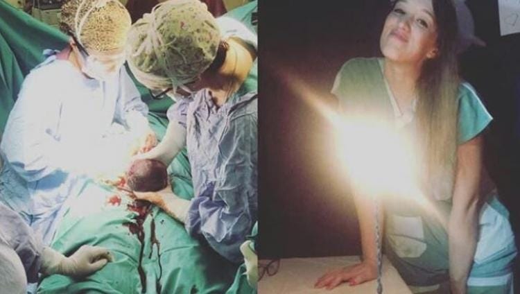 Berazategui: Analizan sancionar a médicos que se sacaron selfies durante una cesárea