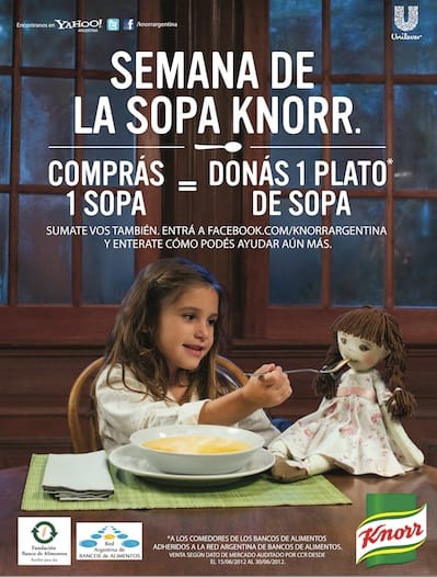 RSE: Knorr lanza la "Semana de la Sopa Solidaria"