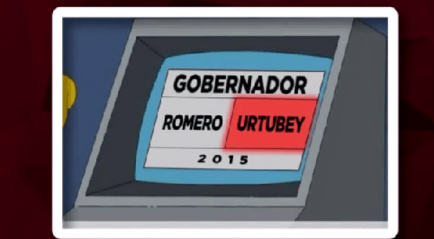 Furor por video de Los Simpsons que parodia el voto electrónico en Salta 