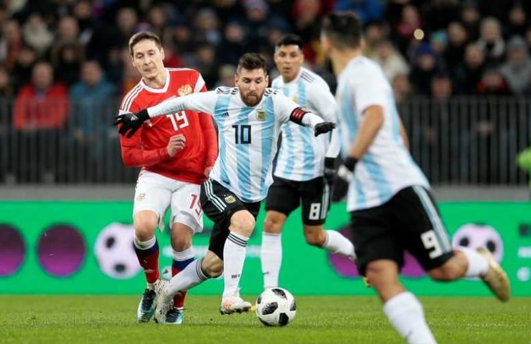 Con gol de Sergio Agüero, Argentina venció a Rusia en un amistoso internacional