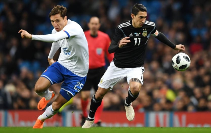 Amistoso internacional: Sin Messi, Argentina derrotó a Italia en Manchester
