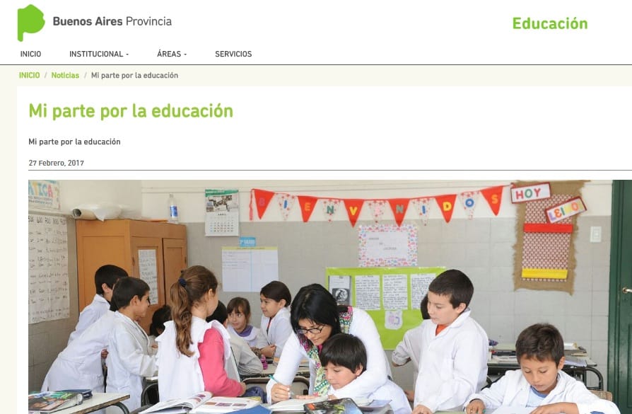 Conflicto docente: Vidal lanzó un sitio web para reclutar voluntarios