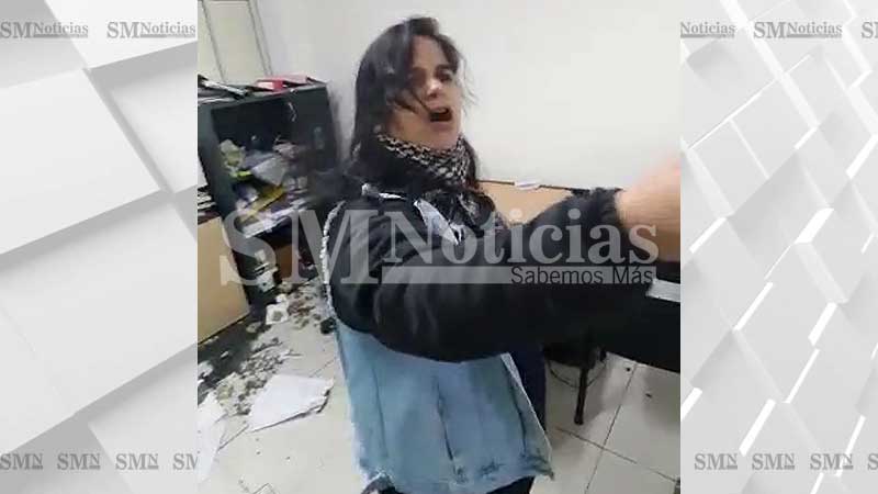 Otro escándalo con el Intendente en José C. Paz: El video de la sobrina de Mario Ishii destrozando una oficina municipal
