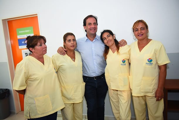 Escobar inauguró una moderna área de odontología en Maquinista Savio