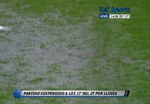 Primera B Metropolitana: Por el diluvio, suspendieron Los Andes - Platense cuando empataban 0 a 0 
