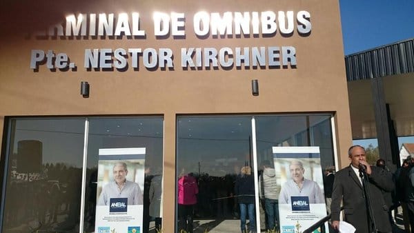 Roque Pérez: Piden cambiar nombre de la terminal "Néstor Kirchner"