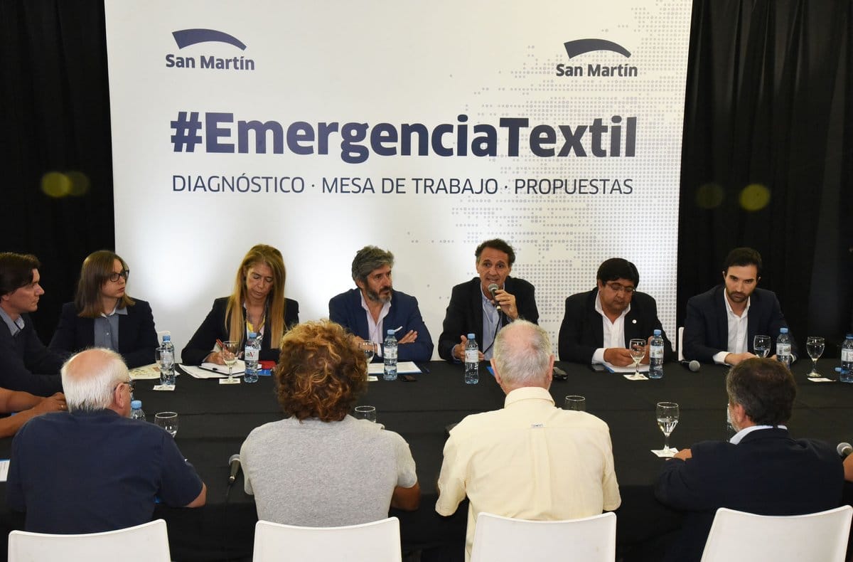 Katopodis convocó una Mesa de Emergencia Textil en San Martín y piden medidas urgentes