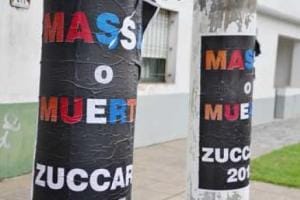 "Massa o Muerte": Polémicos afiches del Frente Renovador en Pilar