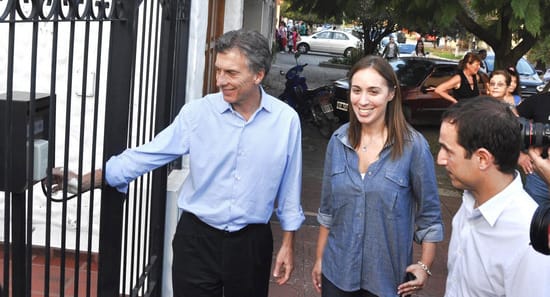 Macri y Vidal suspendieron el timbreo en San Antonio de Areco