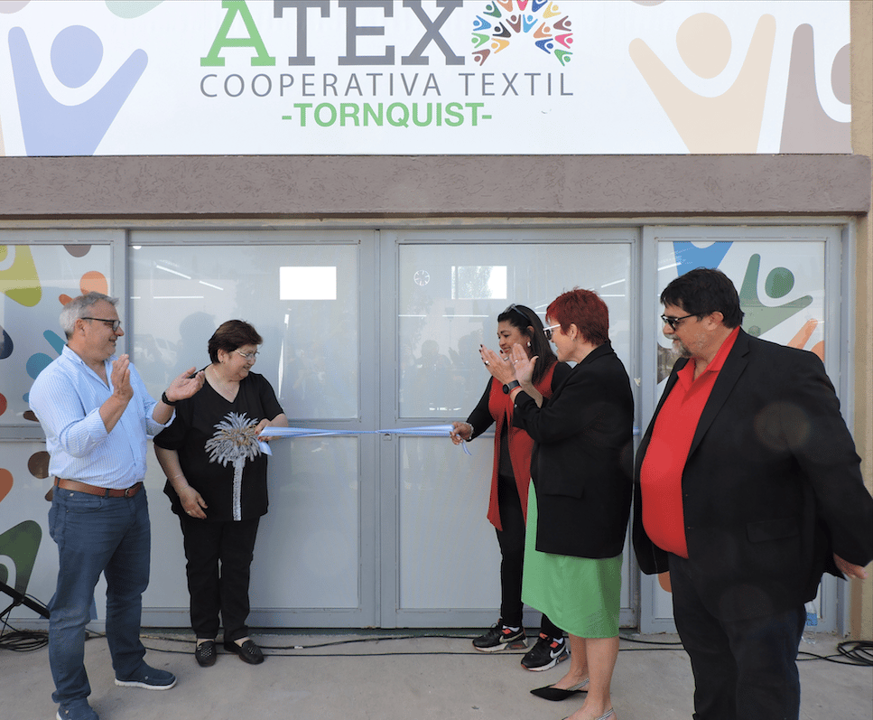 Tornquist: Inauguraron una Cooperativa Textil con empleo para 36 personas