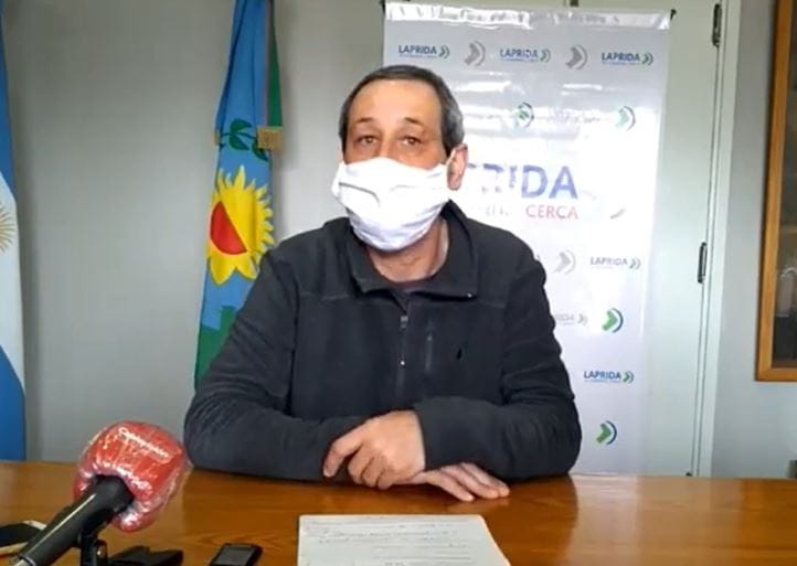 Coronavirus en Laprida: El intendente Torres fue aislado e hisopado tras el positivo de su secretario de Gobierno