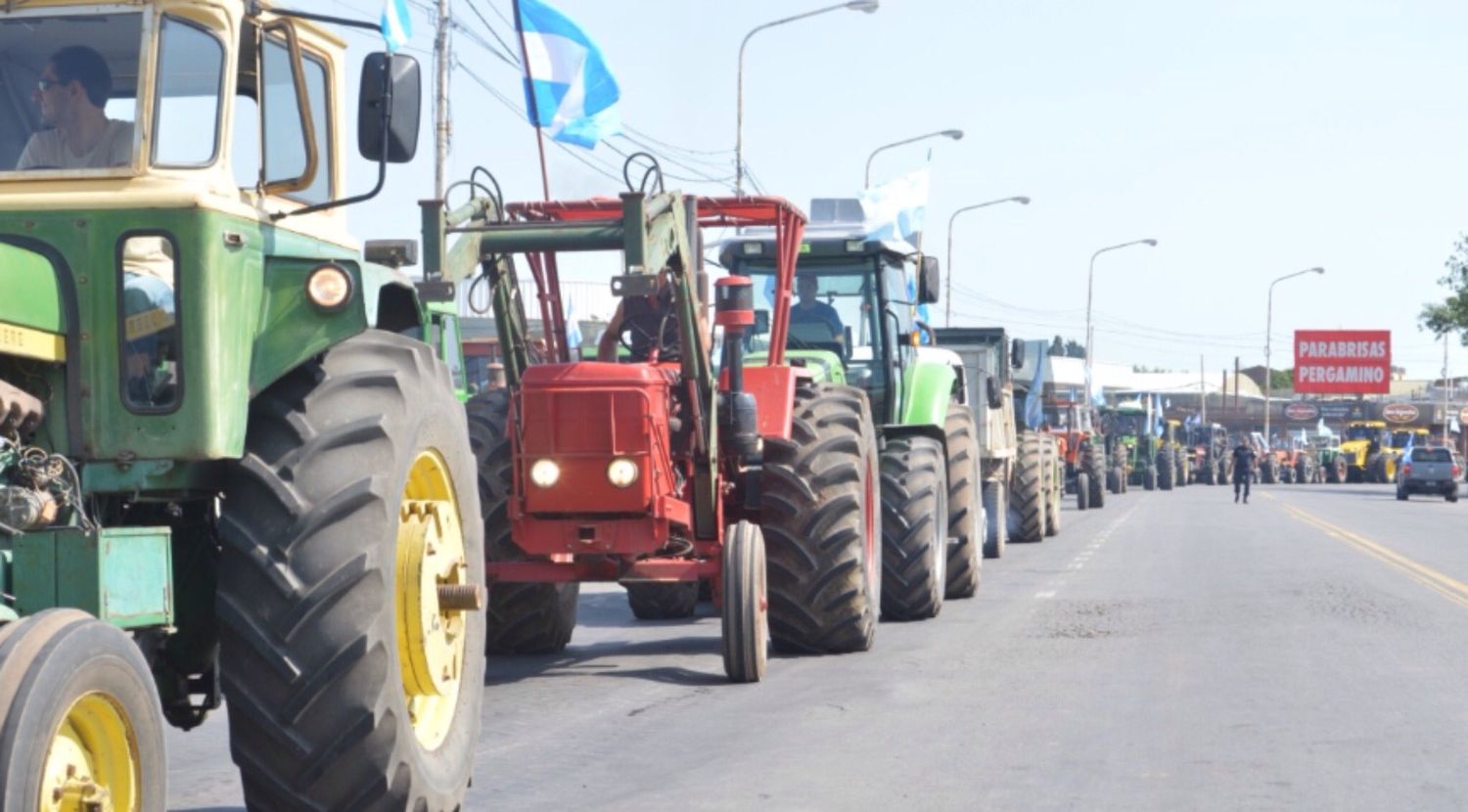 Tractorazo en Pergamino: Sectores del campo se dividen entre el apoyo y la oposición al Gobierno