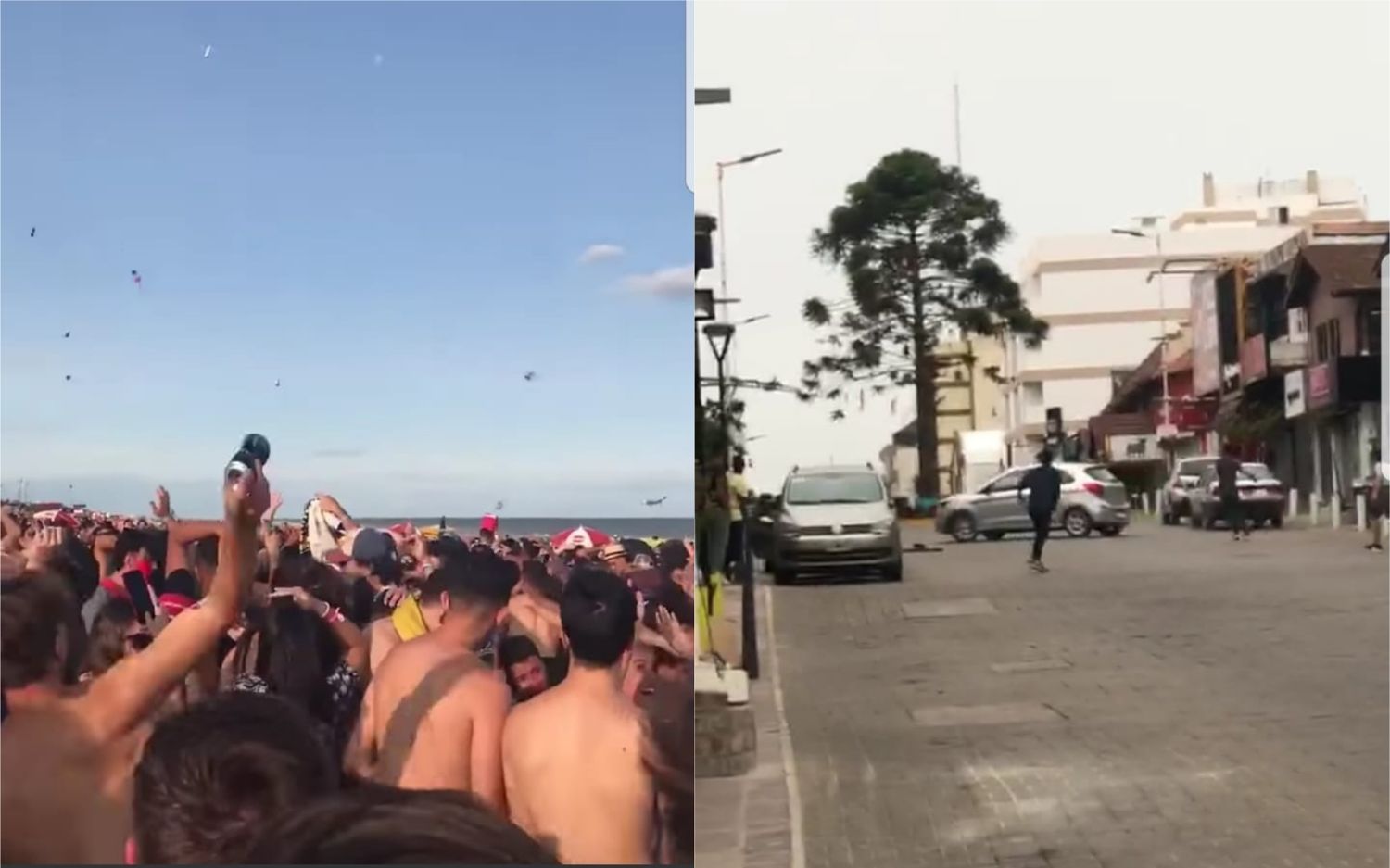 Tras el crimen de los rugbiers, sigue el descontrol en Villa Gesell: Botellazos en la playa y peleas en la peatonal