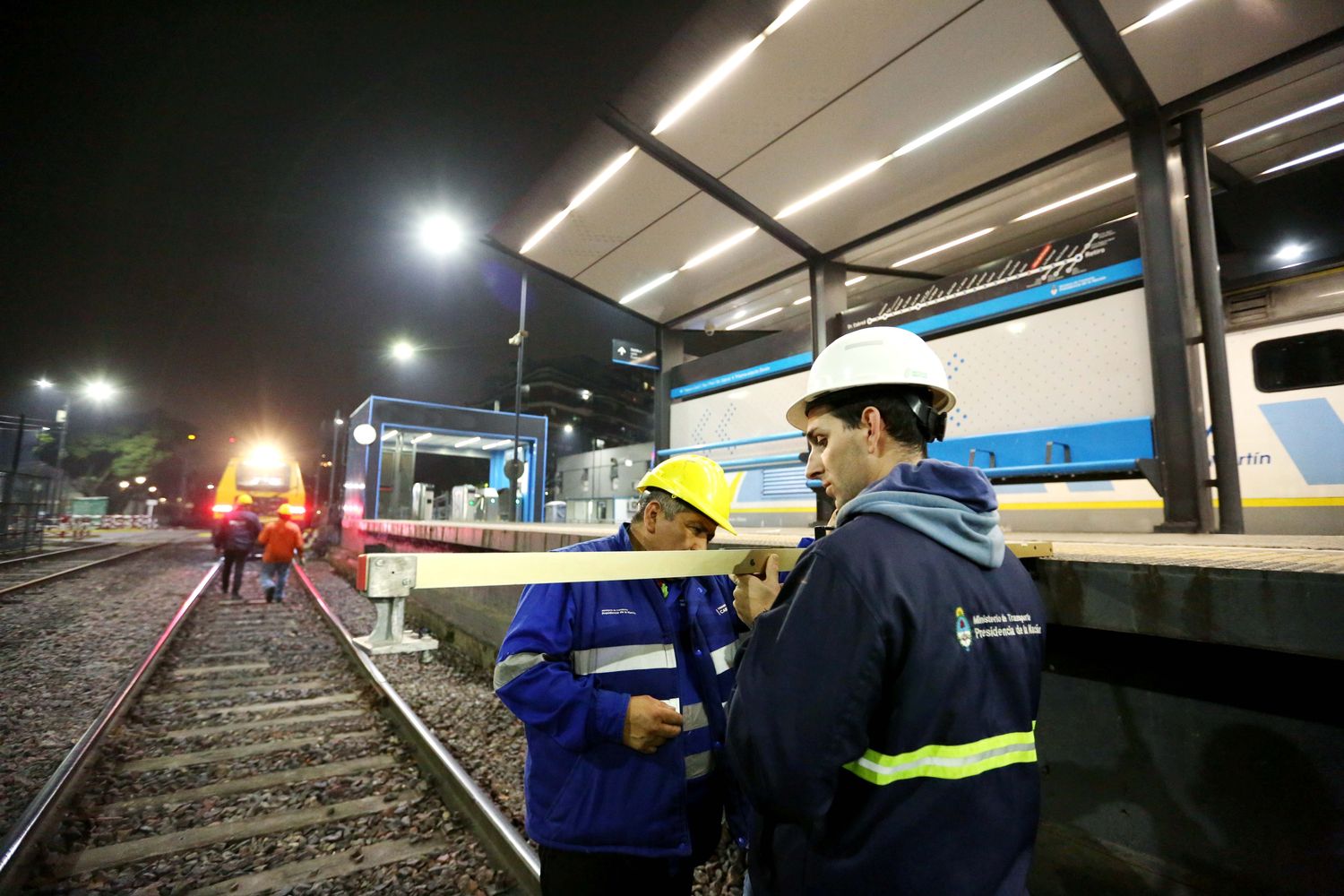 Tren San Martín: Finalizaron la obra de vías entre estaciones Muñiz y Cabred