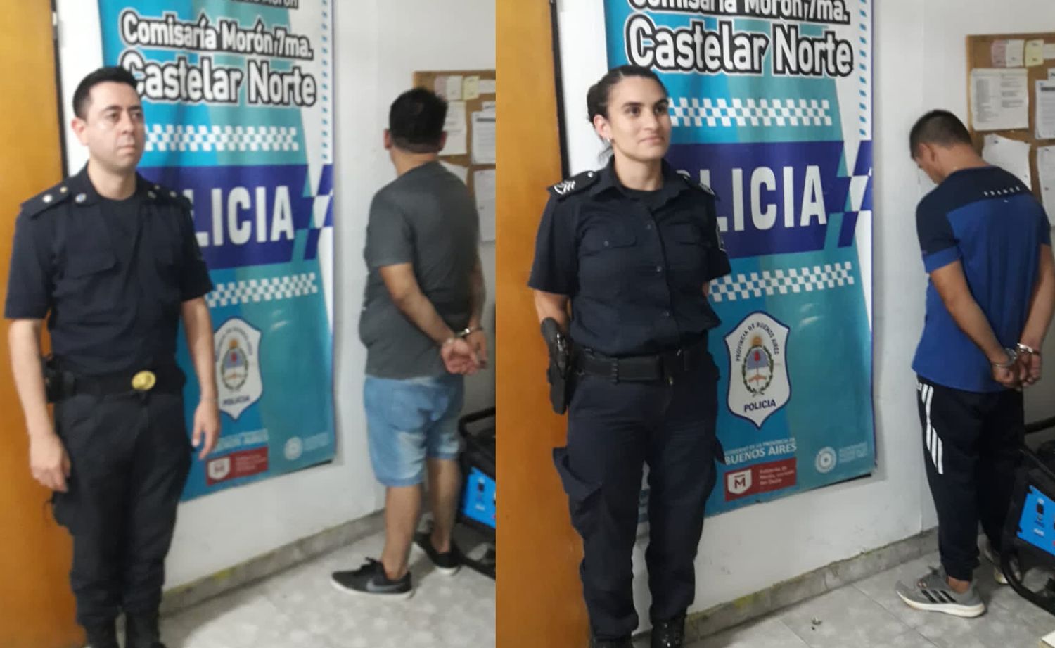 Lluvia de policías detenidos por el caso de la muerte de un delivery en La Plata y por el robo a una vivienda en Morón