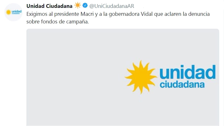 El kirchnerismo pidió explicaciones a Macri y Vidal por la denuncia sobre fondos de la campaña 2017