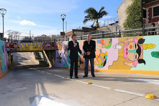 San Isidro: El Intendente Posse inauguró el túnel de Beccar