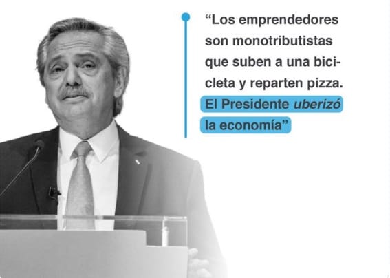 "Uberización de la economía": Intendente le respondió a Fernández sobre la frase que usó en el debate