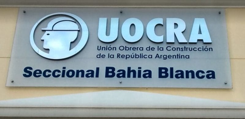 Efecto "Pata" Medina: Renunció la cúpula de la Uocra Bahía Blanca