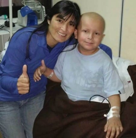 Manu recibió el trasplante de médula en la Fundación Favaloro