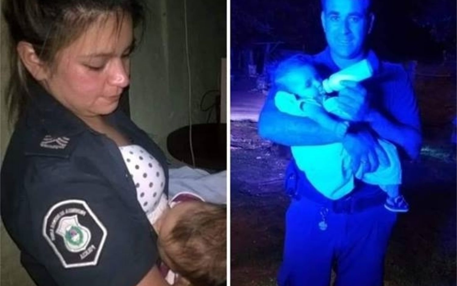 Saladillo: Mujer policía amamantó a un bebé luego de que su madre murió electrocutada