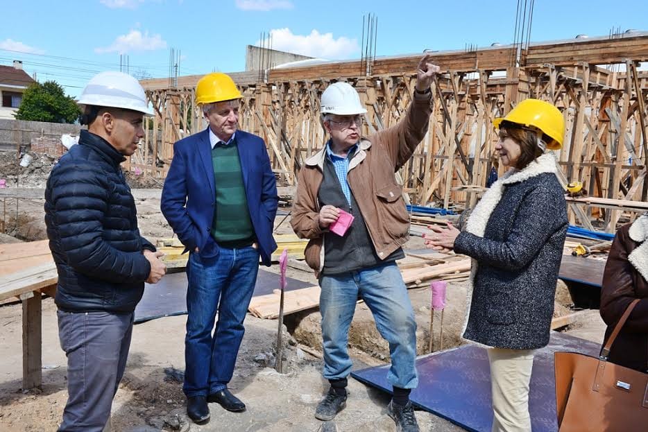 San Fernando: Andreotti visitó la obra del Hospital Municipal