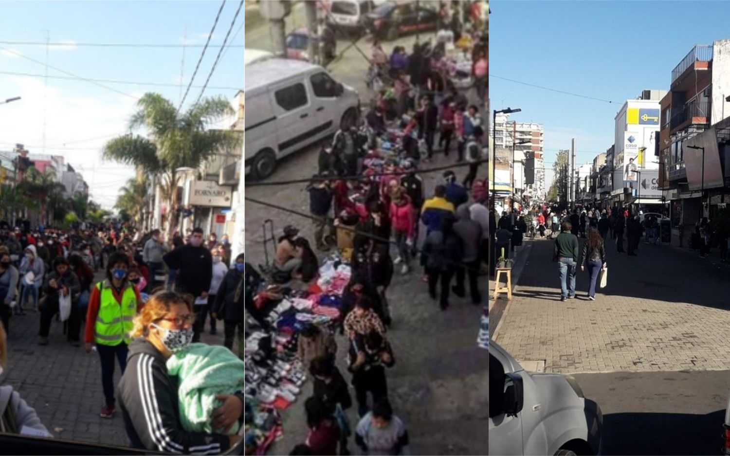 Descontrol Conurbano: La cuarentena se "rompió" en algunos municipios y las calles explotaron de gente este fin de semana